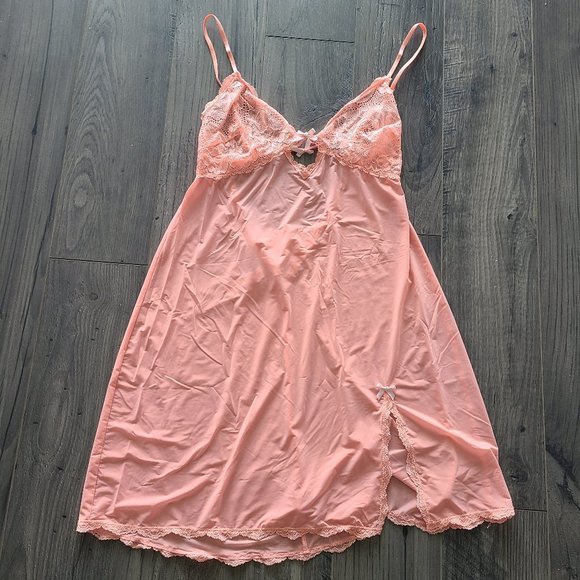 Victoria's Secret - Orange Silky Lingerie - Picture 2 of 7